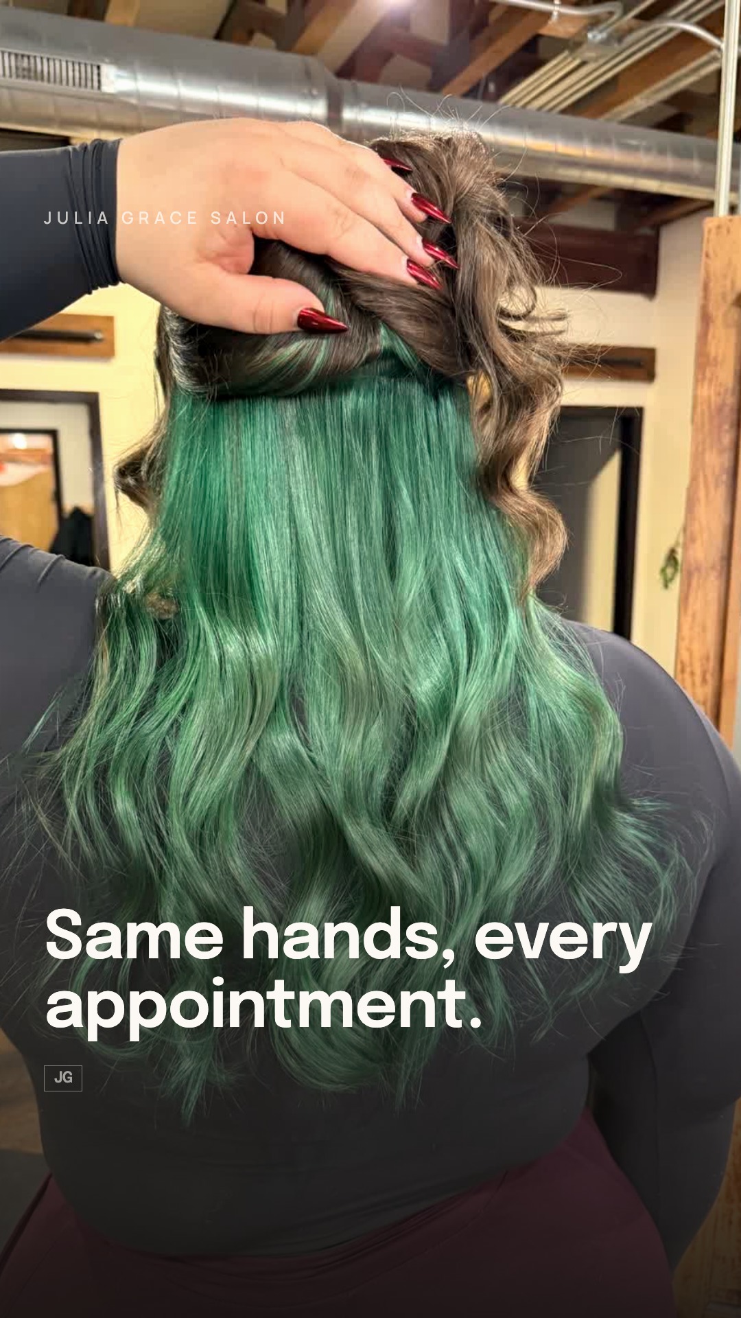 Same hands, every appointment.