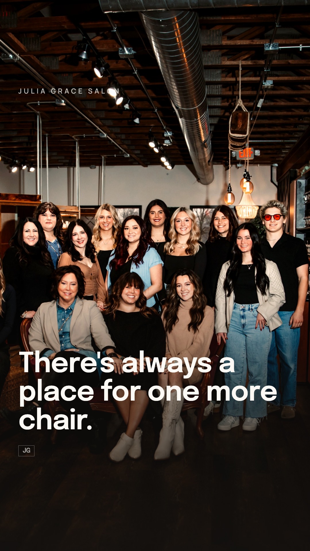 There's always a place for one more chair.