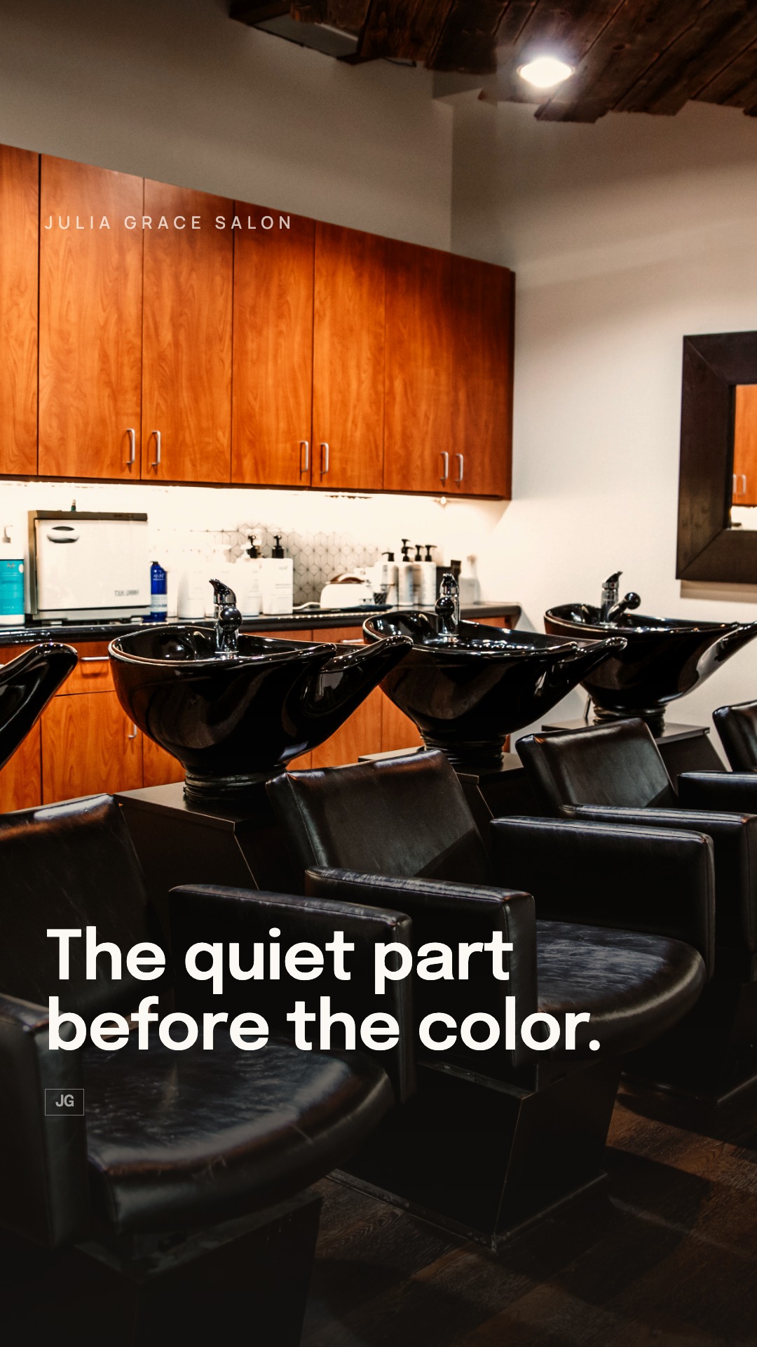 The quiet part before the color.