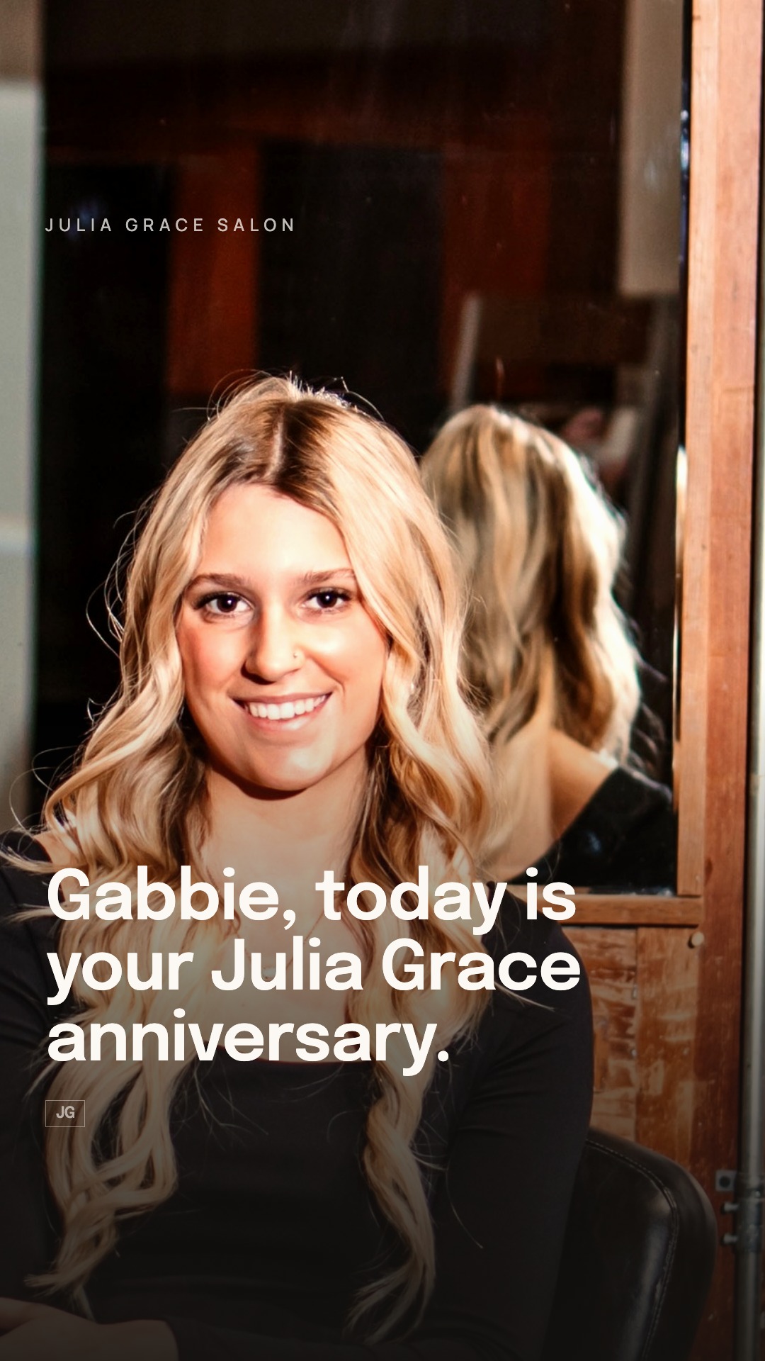 Gabbie, today is your Julia Grace anniversary.