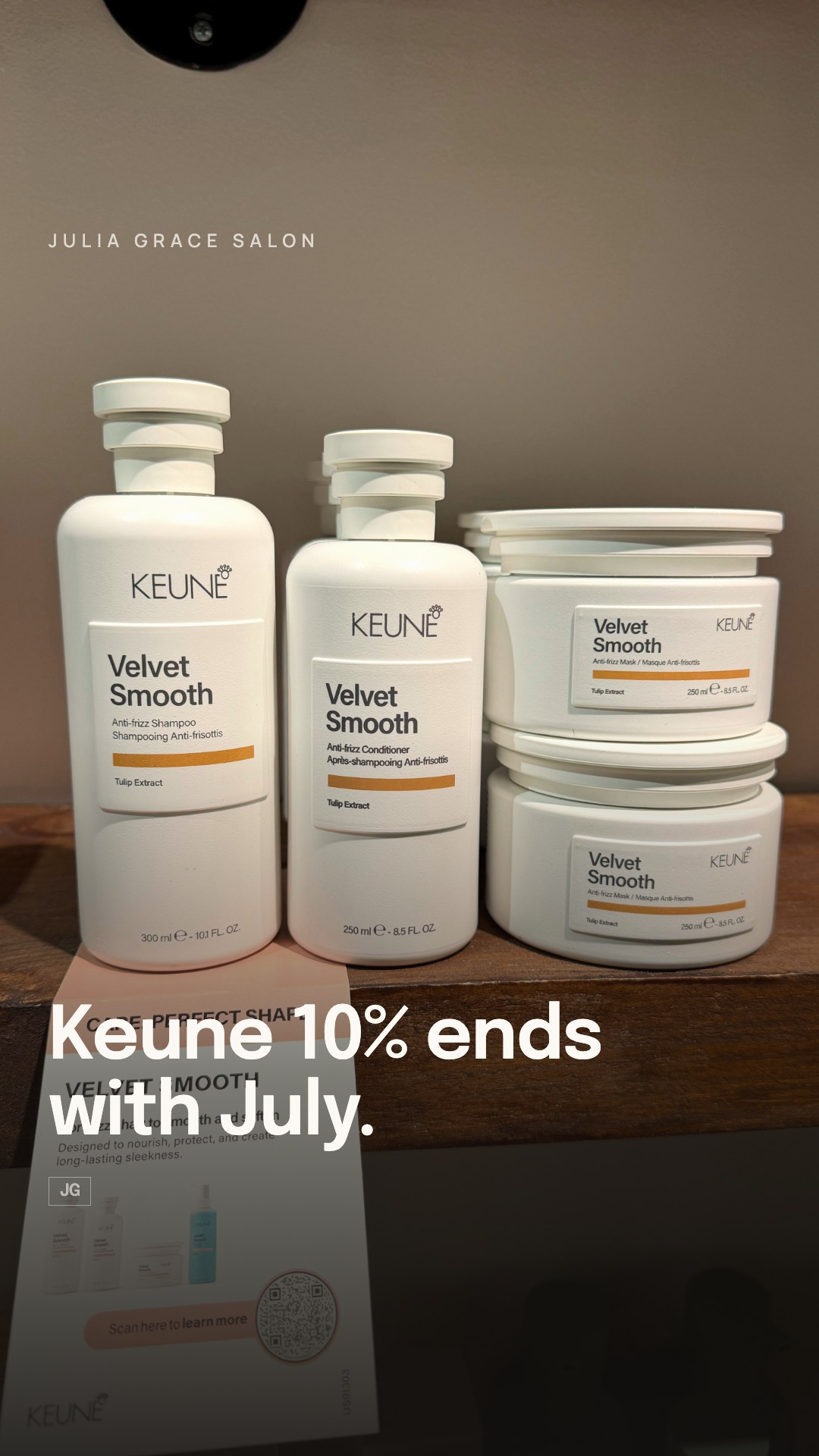 Keune 10% ends with July.