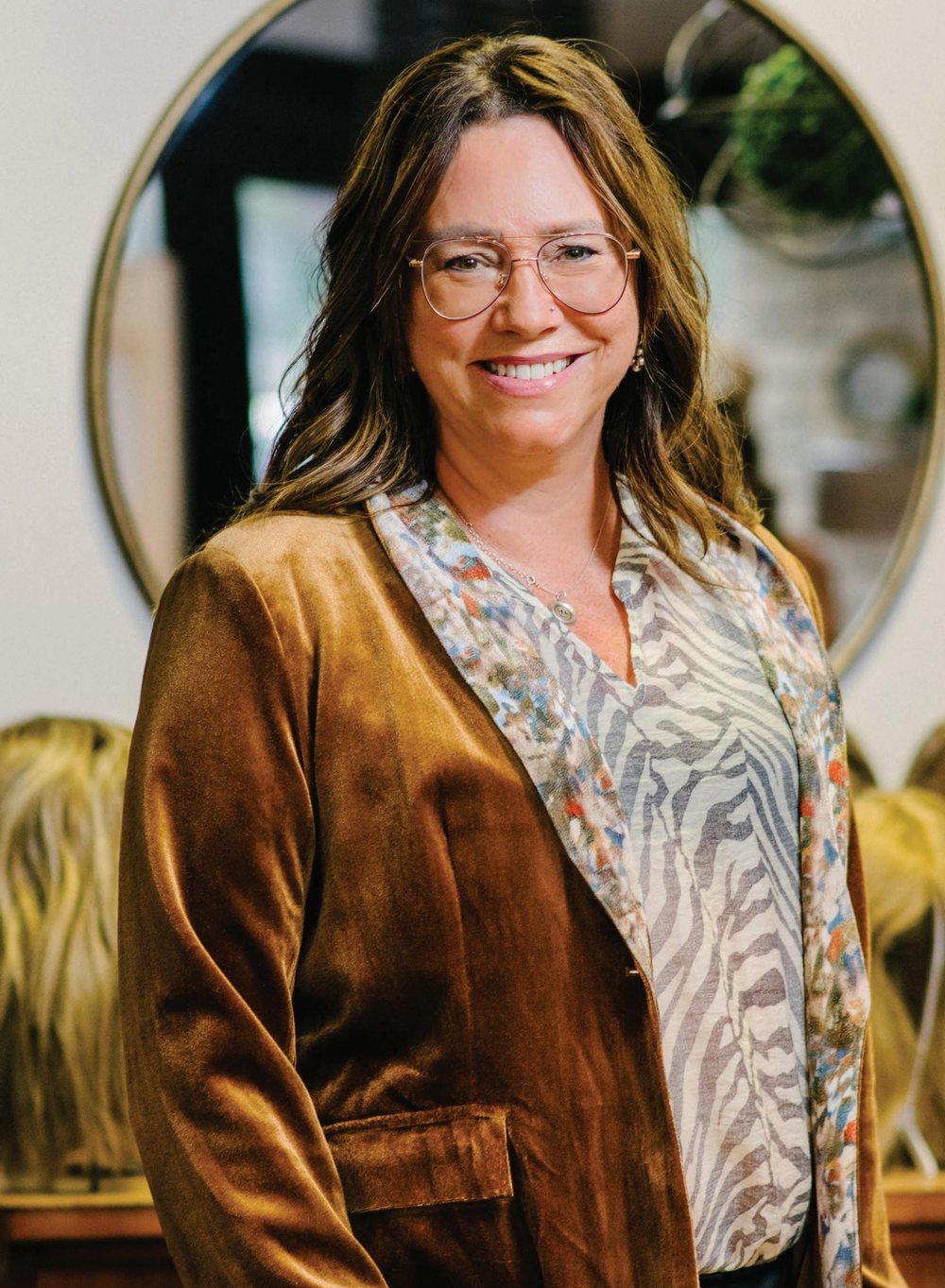 Tabatha's portrait photographed by Hillary Schave for BRAVA, with her crown intact.